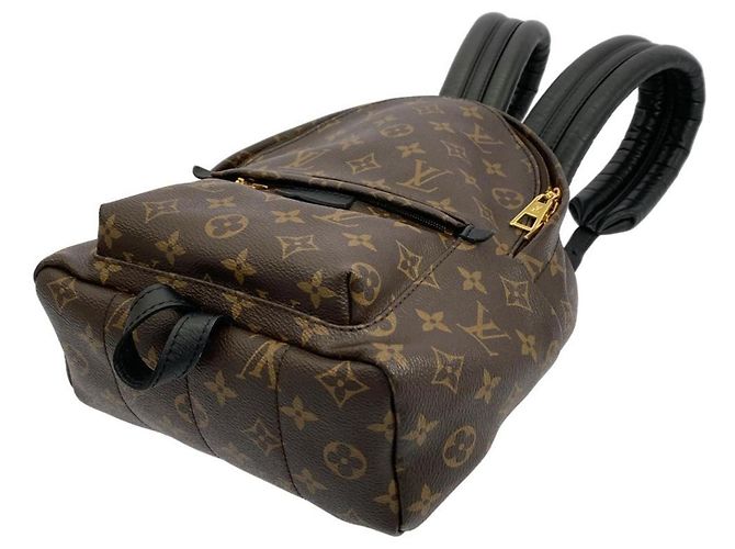 Zaino Palm Springs PM Monogram Louis Vuitton M44871 Marrone - vista 3