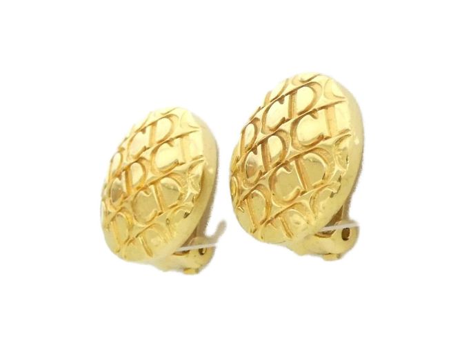 Orecchini a clip dorati Christian Dior D'oro - vista 2
