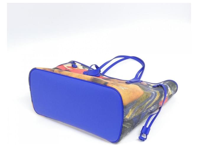 Borsa Louis Vuitton Monogram Celty Neverfull MM Blu Blu scuro - vista 3