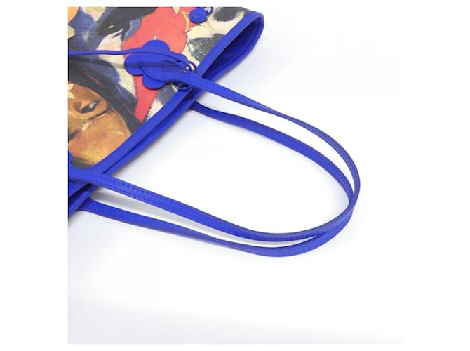 Borsa Louis Vuitton Monogram Celty Neverfull MM Blu Blu scuro - vista 4