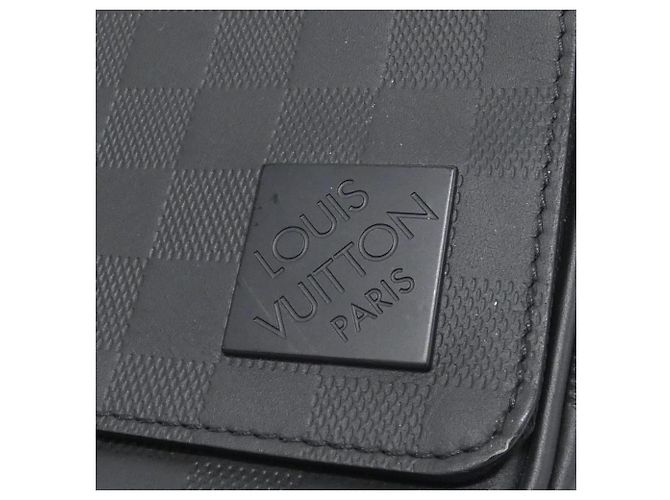 Borsa a Spalla District PM Damier Infini Louis Vuitton Nero - vista 4