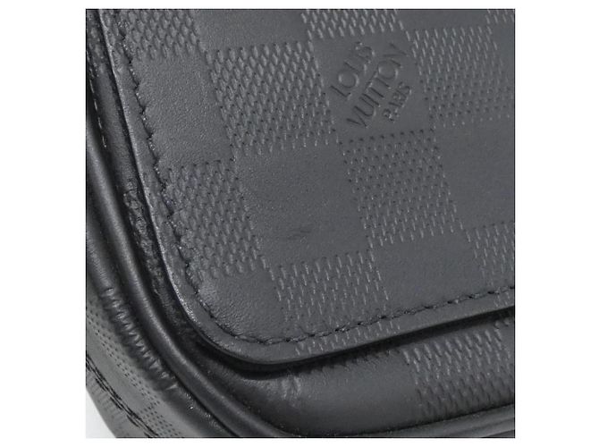 Borsa a Spalla District PM Damier Infini Louis Vuitton Nero - vista 5