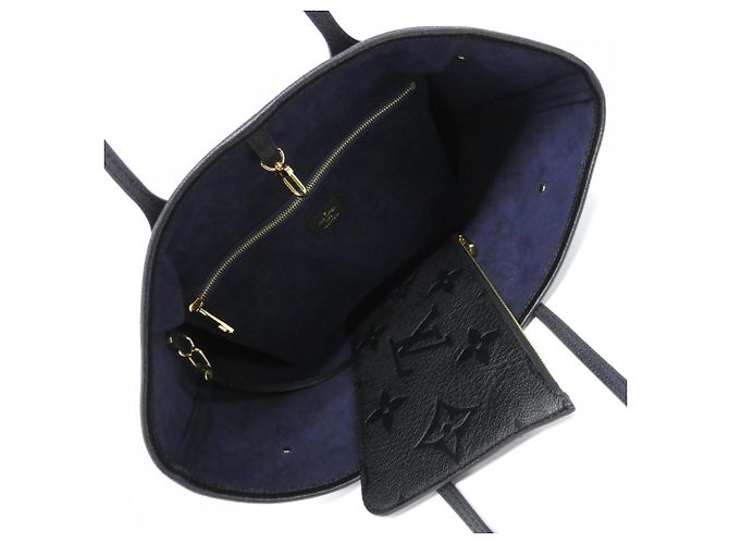 Borsa Neverfull MM in Monogram Empreinte Louis Vuitton Nero - vista 7