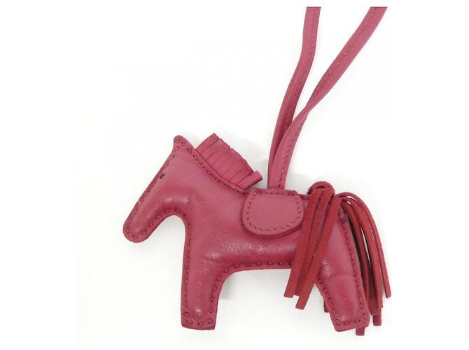 Charm per borsa Rodeo PM di Hermès Rosso - vista 2