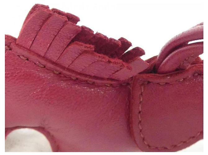 Charm per borsa Rodeo PM di Hermès Rosso - vista 3