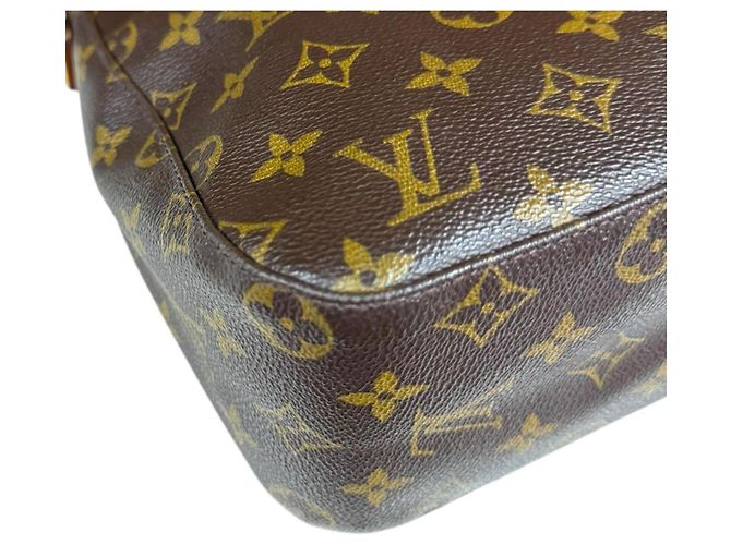 Borsa a Spalla Monogram Looping MM di Louis Vuitton Marrone - vista 13