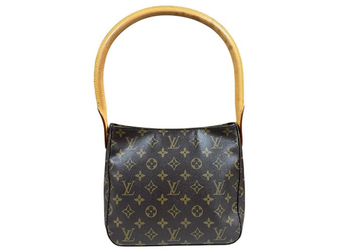 Borsa a Spalla Monogram Looping MM di Louis Vuitton Marrone - vista 3