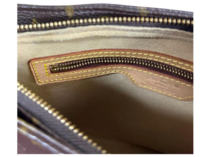 Borsa a Spalla Monogram Looping MM di Louis Vuitton Marrone - vista 9
