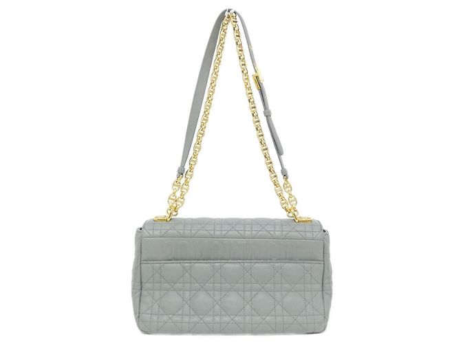 Borsa a Spalla Caro Media Christian Dior Marrone - vista 2