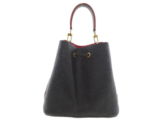 Néonoé Borsa a Spalla Neo Noé in Monogram Empreinte Louis Vuitton Rosso - vista 2