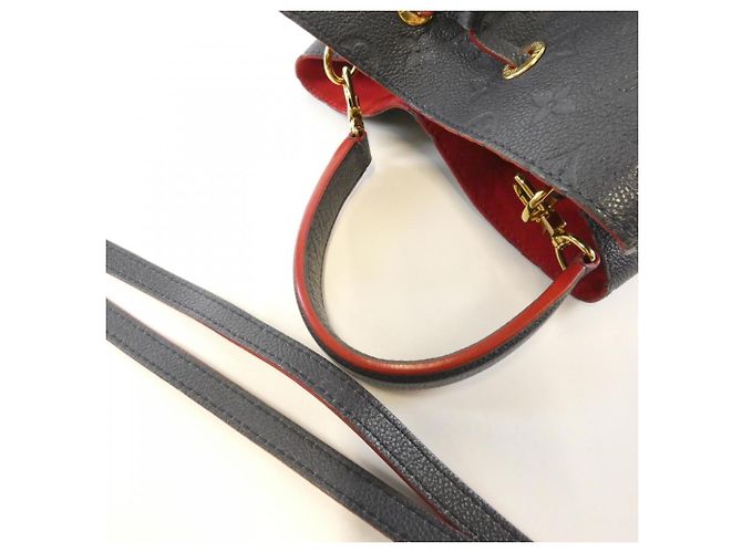 Néonoé Borsa a Spalla Neo Noé in Monogram Empreinte Louis Vuitton Rosso - vista 5