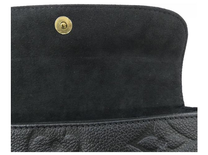 Portafoglio Louis Vuitton Monogram Empreinte Wallet on Chain Ivy Nero - vista 7