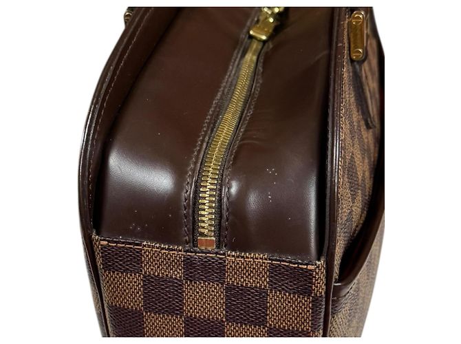 Borsa a mano Damier orizzontale Saria di Louis Vuitton Marrone - vista 10