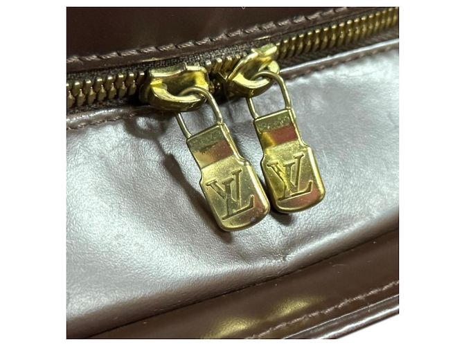 Borsa a mano Damier orizzontale Saria di Louis Vuitton Marrone - vista 11