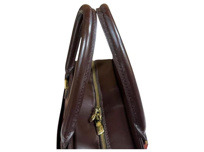 Borsa a mano Damier orizzontale Saria di Louis Vuitton Marrone - vista 12