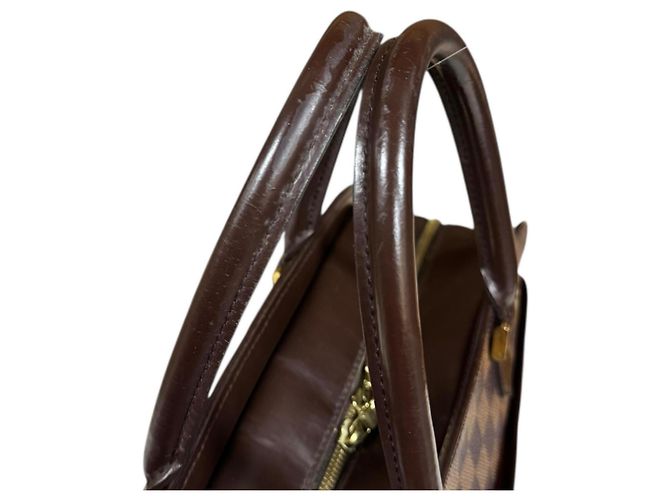 Borsa a mano Damier orizzontale Saria di Louis Vuitton Marrone - vista 13
