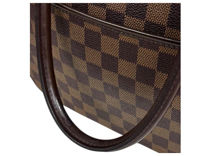 Borsa a mano Damier orizzontale Saria di Louis Vuitton Marrone - vista 15