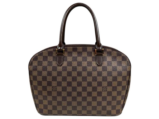Borsa a mano Damier orizzontale Saria di Louis Vuitton Marrone - vista 3