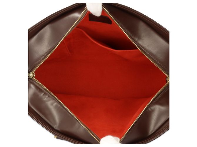 Borsa a mano Damier orizzontale Saria di Louis Vuitton Marrone - vista 6