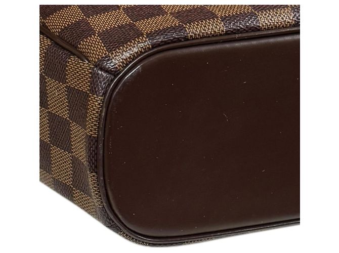 Borsa a mano Damier orizzontale Saria di Louis Vuitton Marrone - vista 8