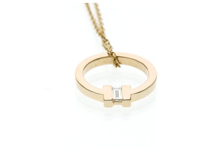 Tiffany & Co Collana Tiffany T Square con diamanti in oro rosa D'oro - vista 3