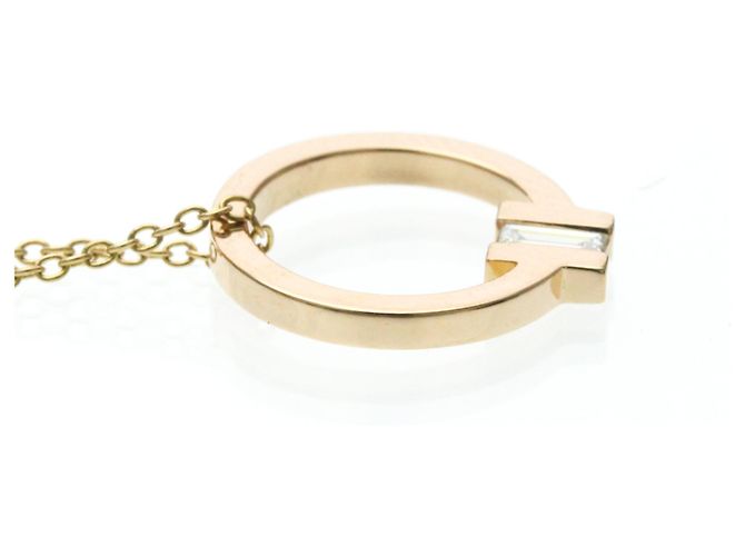 Tiffany & Co Collana Tiffany T Square con diamanti in oro rosa D'oro - vista 4
