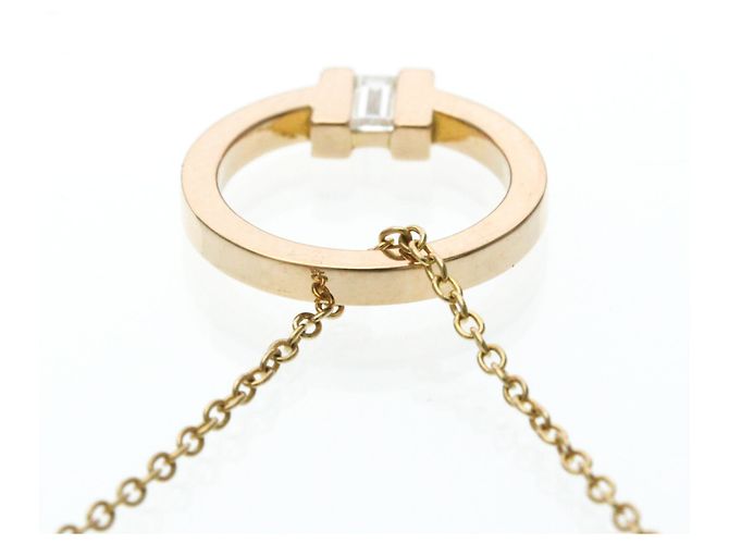 Tiffany & Co Collana Tiffany T Square con diamanti in oro rosa D'oro - vista 5