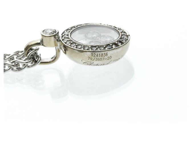 Collar Chopard Happy Diamond 79/3957 Plata - vista 4