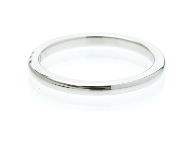 Tiffany & Co Tiffany Forever Ring 3P Diamant Platinband Silber - Ansicht 2
