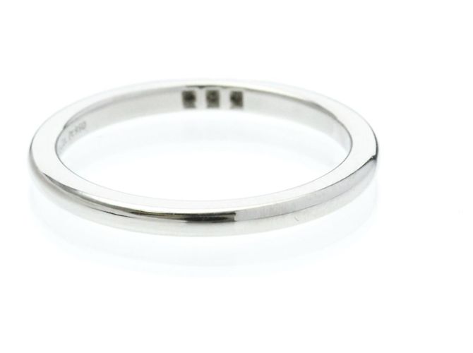 Tiffany & Co Tiffany Forever Ring 3P Diamant Platinband Silber - Ansicht 3