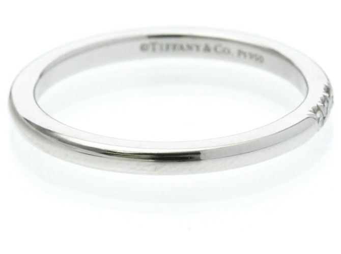 Tiffany & Co Tiffany Forever Ring 3P Diamant Platinband Silber - Ansicht 4