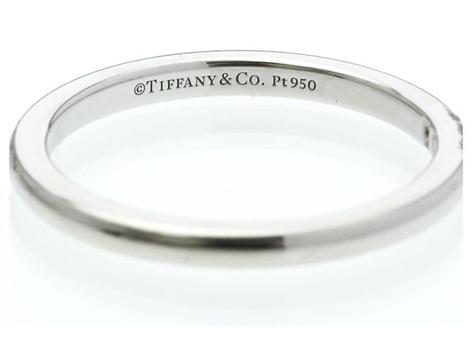 Tiffany & Co Tiffany Forever Ring 3P Diamant Platinband Silber - Ansicht 8