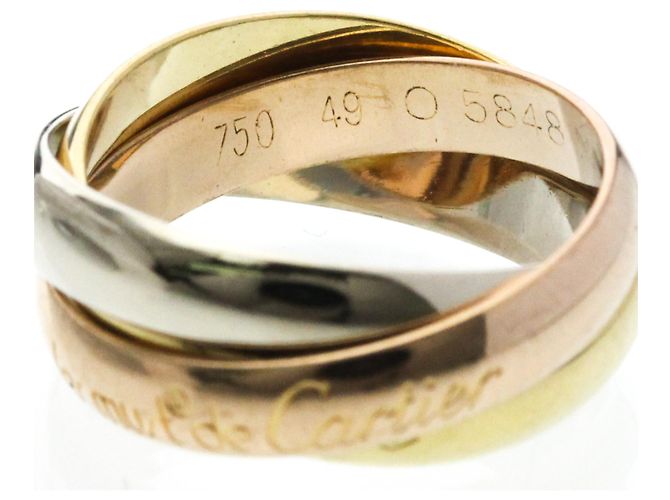 Anello Trinity di Cartier D'oro - vista 7