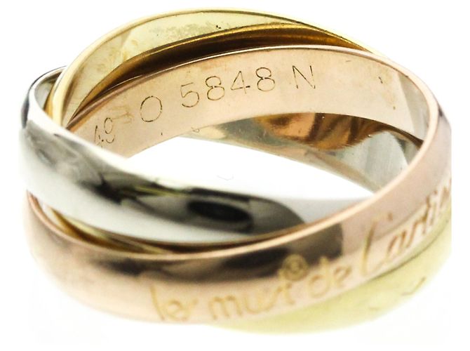 Anello Trinity di Cartier D'oro - vista 8