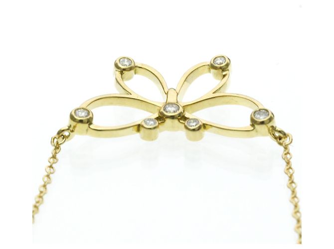 Tiffany & Co Collana di Diamanti a Farfalla Tiffany D'oro - vista 5