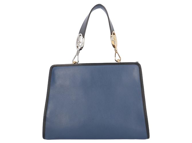 Borsa a Spalla Runaway Small di Fendi Blu navy - vista 3