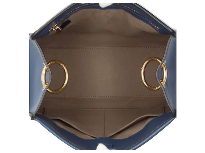 Borsa a Spalla Runaway Small di Fendi Blu navy - vista 6