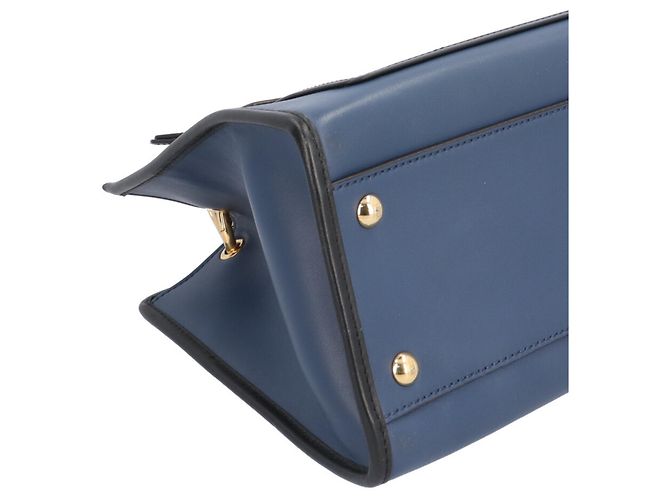 Borsa a Spalla Runaway Small di Fendi Blu navy - vista 7