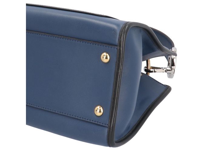 Borsa a Spalla Runaway Small di Fendi Blu navy - vista 8
