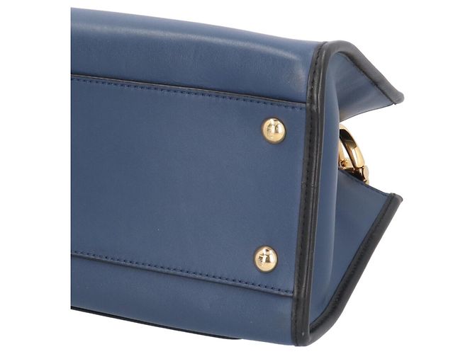 Borsa a Spalla Runaway Small di Fendi Blu navy - vista 9