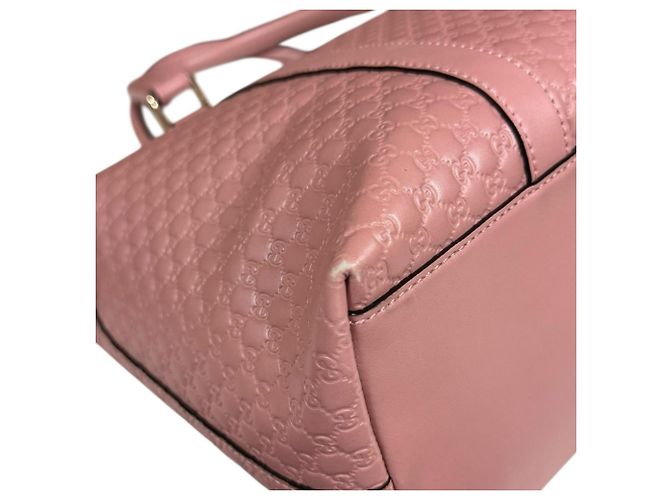 Bolso de Hombro Micro Guccissima Gucci - Cuero Rosa - vista 16