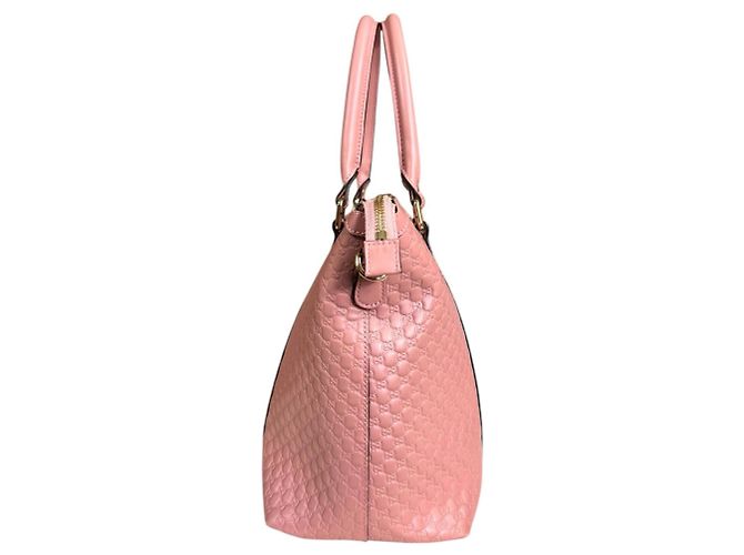 Bolso de Hombro Micro Guccissima Gucci - Cuero Rosa - vista 5