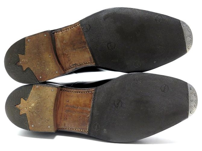 SCARPE OXFORD CHURCH'S CONSUL 173 EEB003 6F 40 IN PELLE NERA - vista 6
