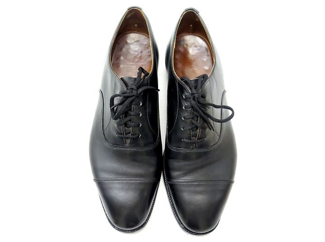 SCARPE OXFORD CHURCH'S CONSUL 173 EEB003 6F 40 IN PELLE NERA - vista 8