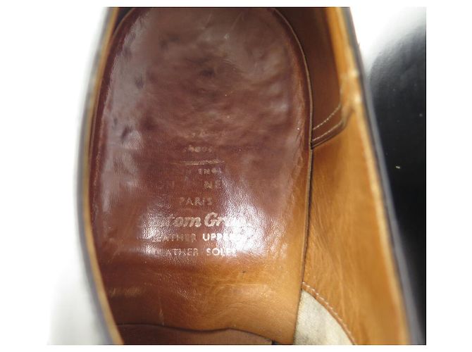 SCARPE OXFORD CHURCH'S CONSUL 173 EEB003 6F 40 IN PELLE NERA - vista 9