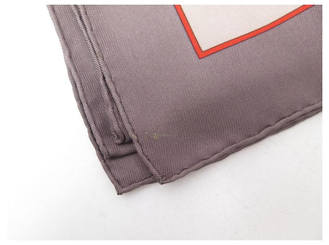Hermès SCIALLE HERMES LE FONTI DELLA VITA RAWYLER 90 SETA BEIGE - vista 13