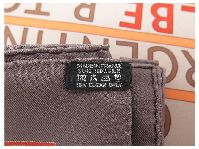 Hermès SCIALLE HERMES LE FONTI DELLA VITA RAWYLER 90 SETA BEIGE - vista 14