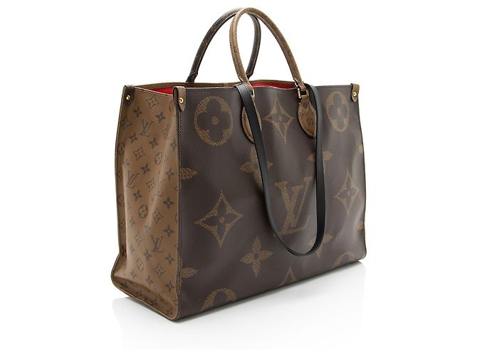 Sac Onthego GM en toile Monogram géant Louis Vuitton Noir - vue 2
