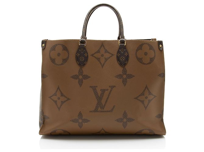 Sac Onthego GM en toile Monogram géant Louis Vuitton Noir - vue 3