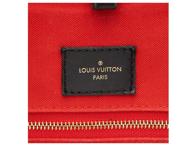 Sac Onthego GM en toile Monogram géant Louis Vuitton Noir - vue 7